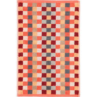 HANDTÜCHER UNIQUE KARO 942 KORALLE - 22 - Rot, Textil (30/50cm) - Cawö