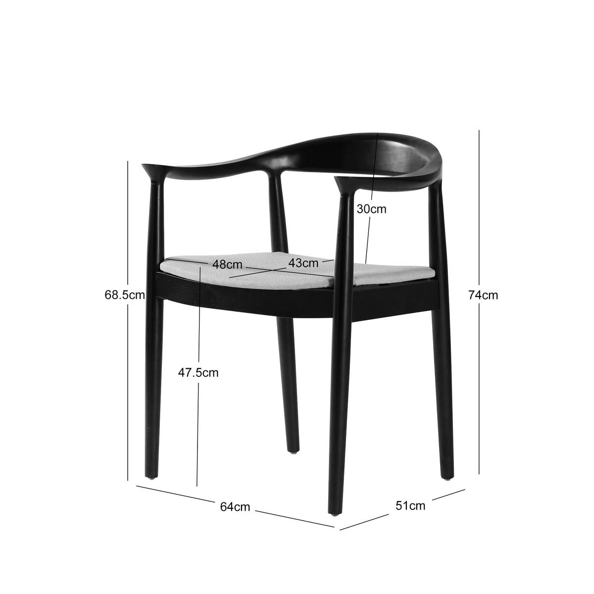 STUHL 2er-Set Holz Braun - Braun, Holz (64/72/53cm) - Nordlys