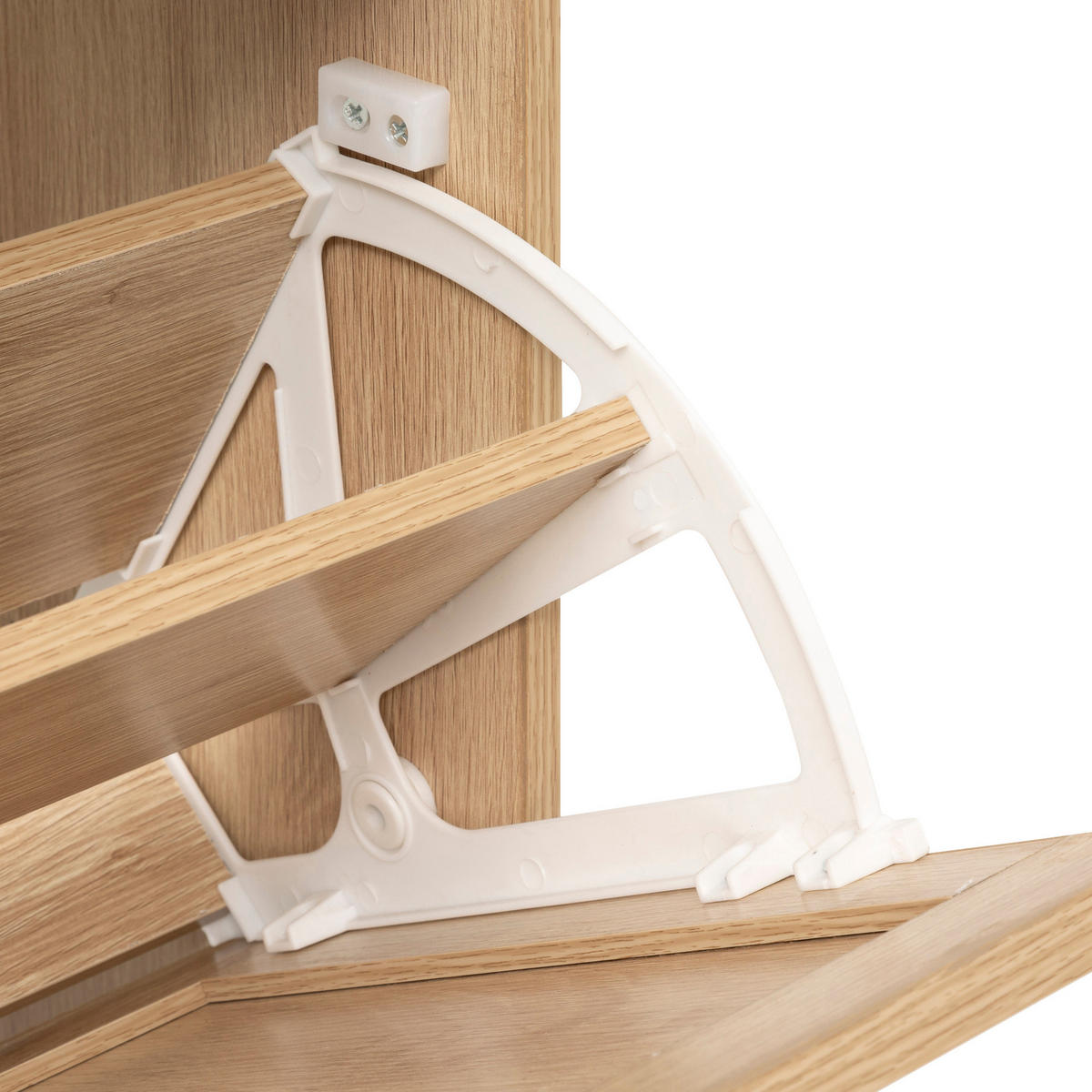 SCHUHSCHRANK Wiener Geflecht Cane 60/24/113 cm - Braun, Holzwerkstoff (24/113/60cm) - 5five Simply Smart