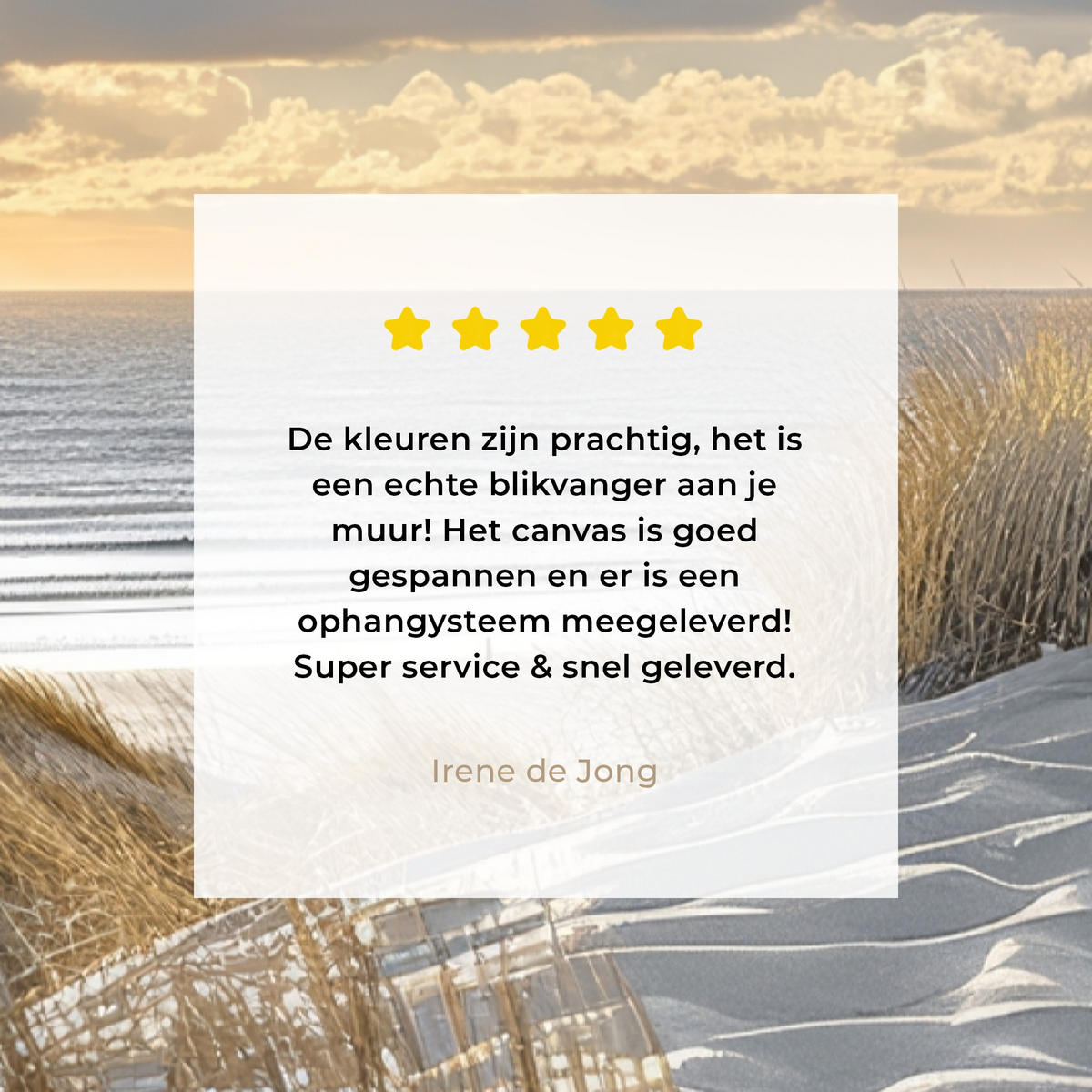 LEINWANDBILD Ausblick - Strand - Dünen - Meer - Natur Wanddeko 40x60 cm - Sandfarben, Textil (40/60cm) - MuchoWow