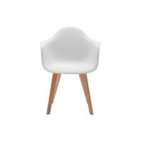 STUHL - 63.5 cm x 57 cm - Plastik - Weiß - VIXI - Weiß, Kunststoff (63.5/84/57cm) - Vente-Unique