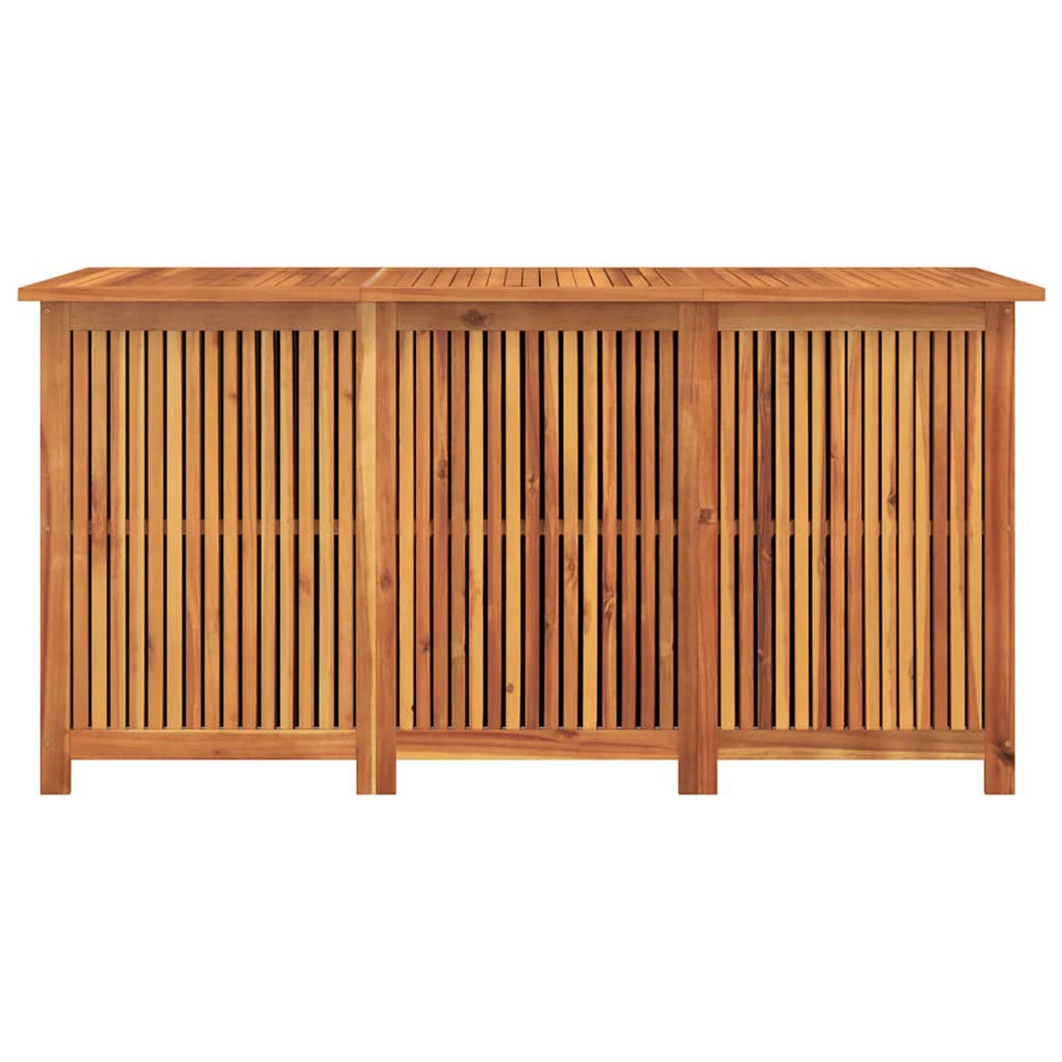 GARTENBOX 150/80/75 Cm Massivholz Akazie - Braun, Holz (80/75/150cm) - vidaXL