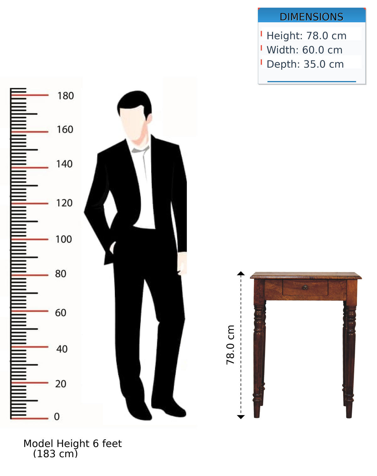 SCHREIBTISCH mit handgeschnitzten Beinen - Kastanienfarben/Messingfarben, Holz/Metall (35/60/78cm) - Artisan Furniture