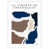 POSTER Poster & Frame - Collection - La Liberté De Copenhague - 2019 002 - Multicolor, Papier (50/70/0.1cm) - Poster&Frame