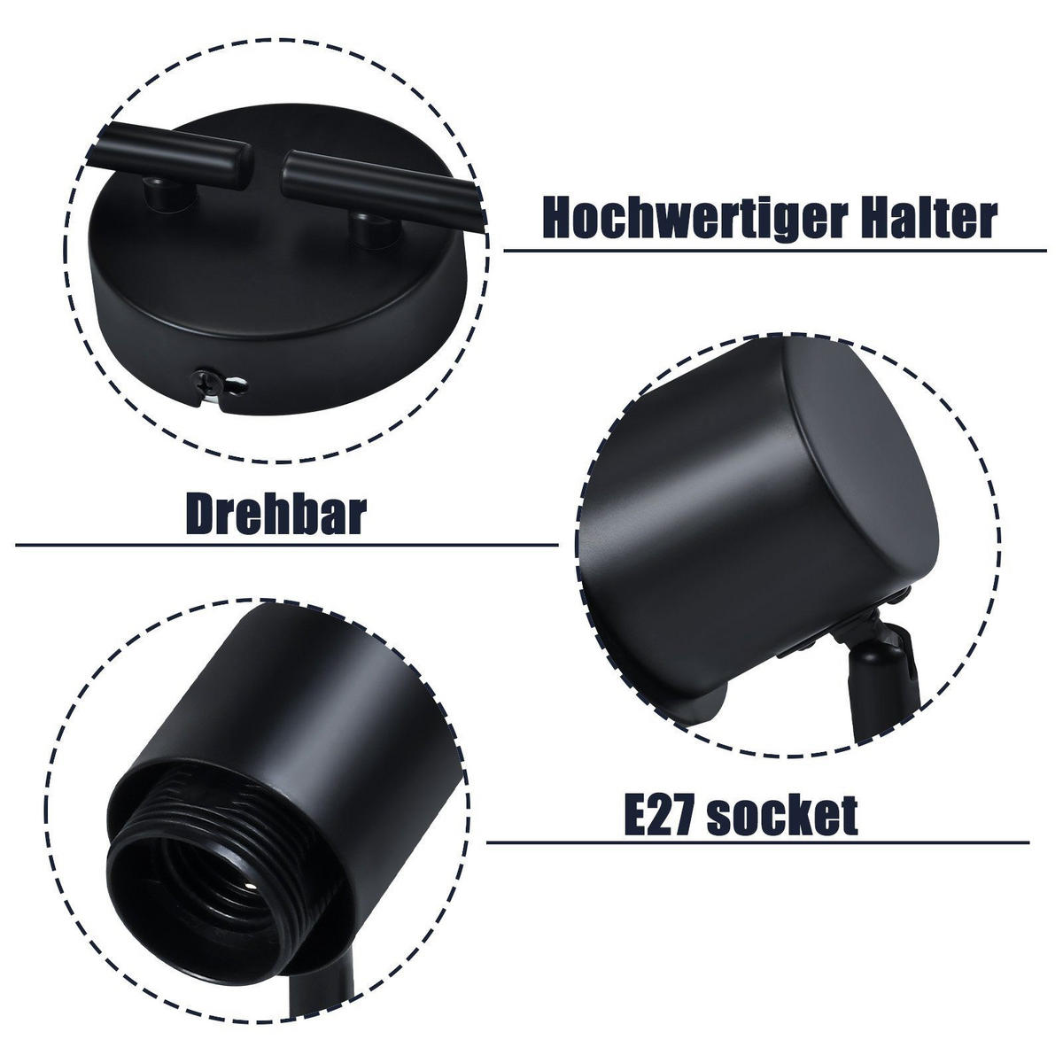 DECKENLEUCHTE Käfig 4-flammig 62/16/21 cm - Schwarz, Metall (62/16/21cm) - Nettlife