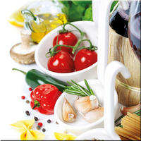 GLASBILD 30x30 cm Küche - Gelb, Glas (30/30cm) - artissimo