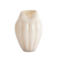 VASE Aysen Weiß Ø21/30 cm - Weiß, Glas (21/30cm) - Light & Living