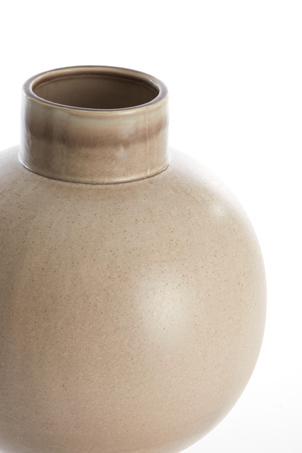 VASE Zelata Braun Ø34/46 cm - Braun, Keramik (46cm) - Light & Living