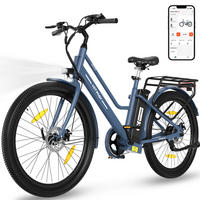 E-BIKE BK8SL 27.5 Zoll mit App 36V 13Ah Akku - Blau, Metall (76cm) - HITWAY
