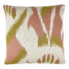 DEKOKISSEN Ikat gestrickt Lurex Rosa 50x50 - Pink, Textil (50/50/12cm) - Malagoon