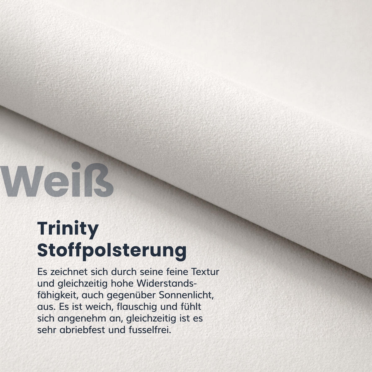 POLSTERBETT FLORIDA - Weiß, Holzwerkstoff/Metall (120/200cm) - FDM