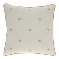 BESTICKTER KISSENBEZUG Beliamo - Weiß, Textil (45/45cm) - home&you