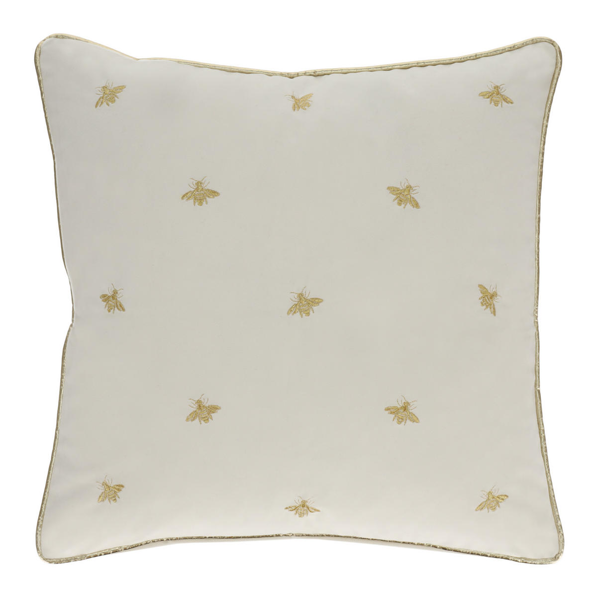 BESTICKTER KISSENBEZUG Beliamo - Weiß, Textil (45/45cm) - home&you