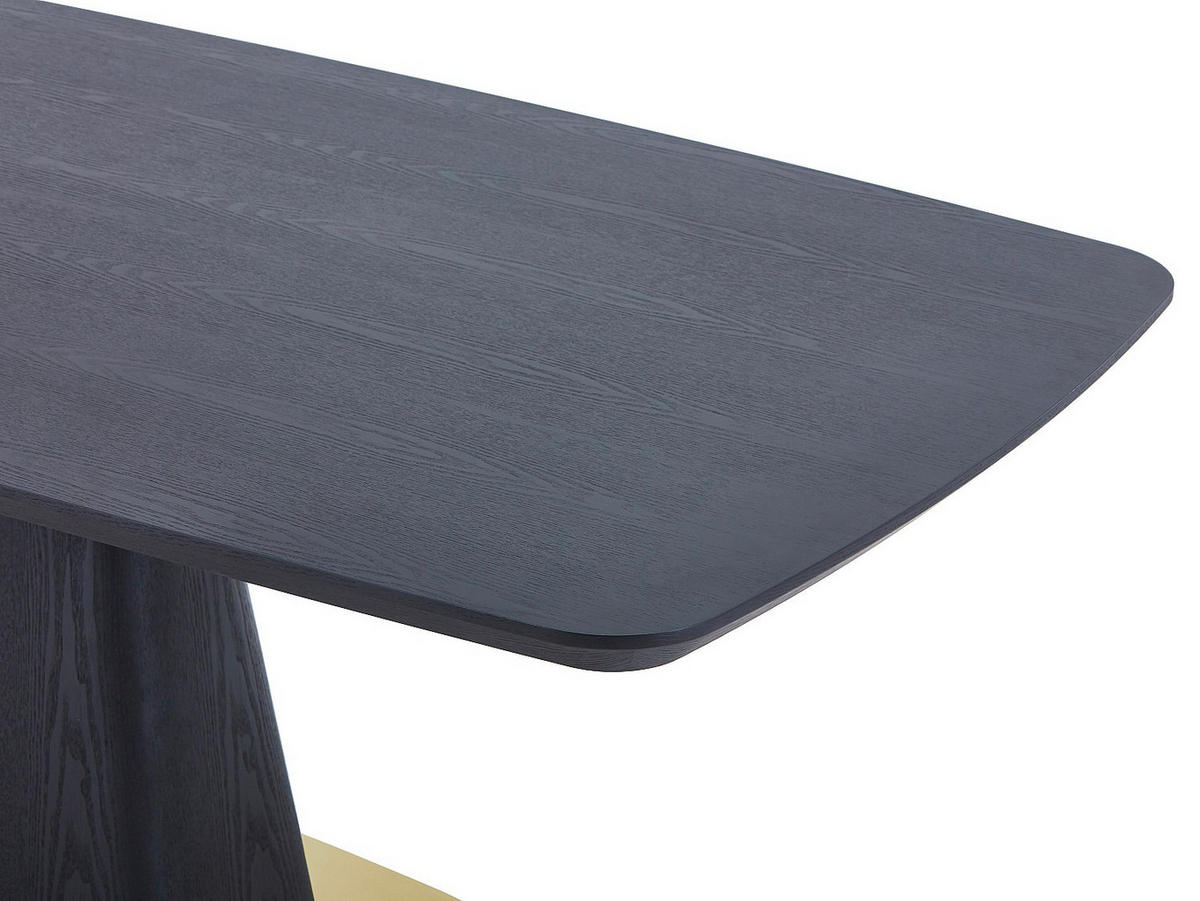 TISCH ohne Ausziehfunktion - 8 -Sitzer - MDF - schwarz - DYLORA - Schwarz, Holz (100/200/75.5cm) - Vente-Unique