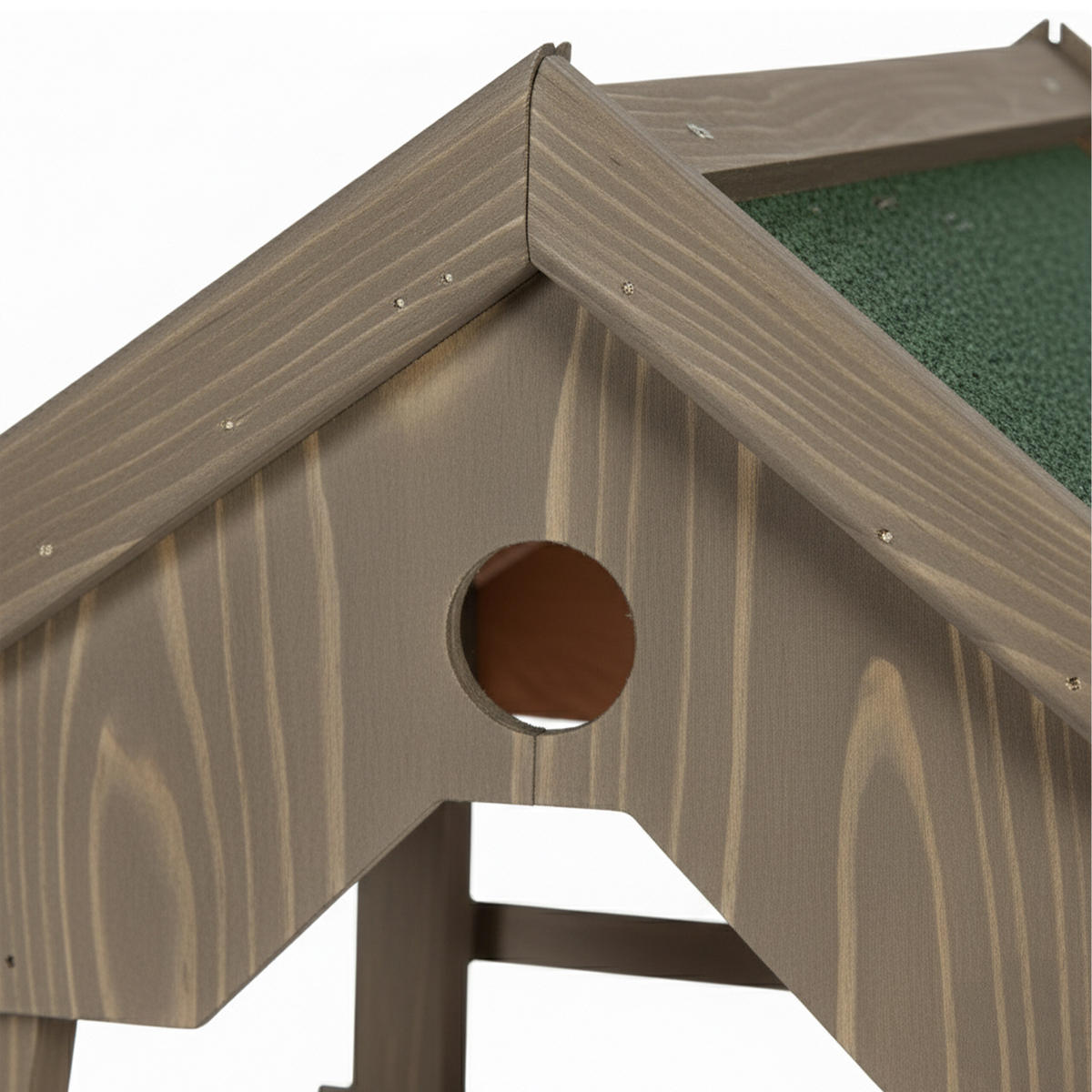 VOGELFUTTERHAUS - Braun, Holz (37/120/37.5cm) - Relaxdays