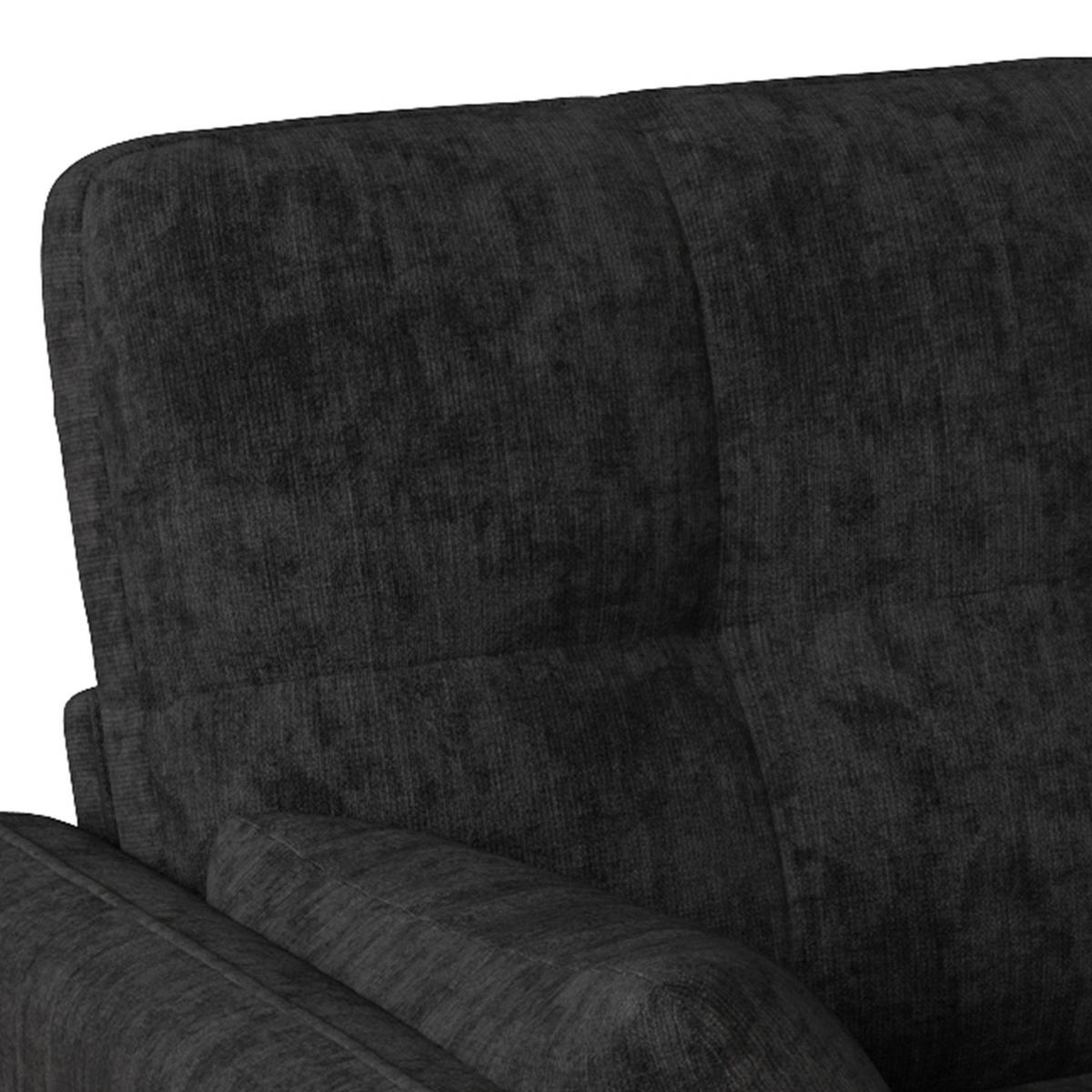 2-SITZER-SOFA Chenille mit Aufbewahrungstasche, DE-33242, Grau - Grau, Holzwerkstoff (119/85/78cm) - ComfortXL