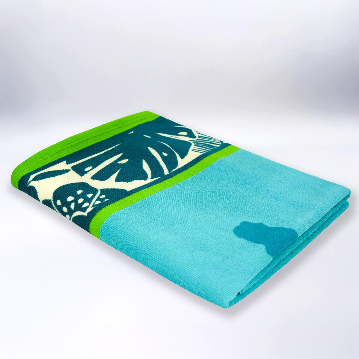 STRANDTUCH Mikrofaser Blau 90x170 250g/m² - Bodri - Blau, Textil (170/90cm) - LE COMPTOIR DE LA PLAGE