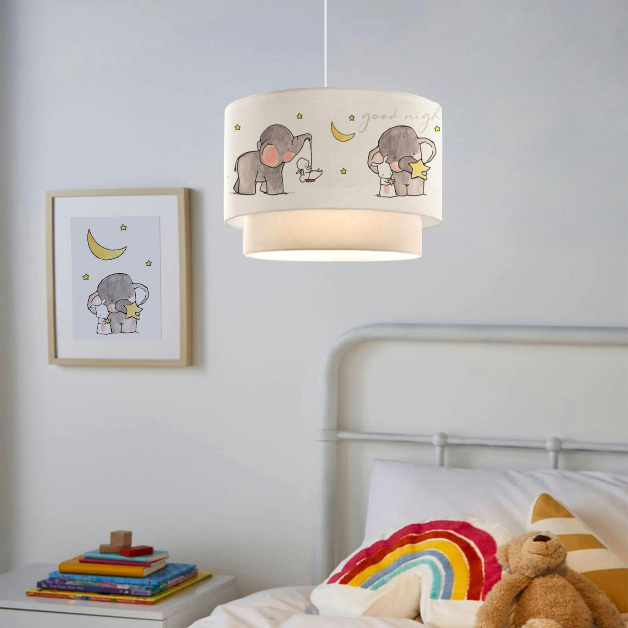 HÄNGELEUCHTE Lurgan - Weiß, Textil (30/30/70cm) - lux.pro