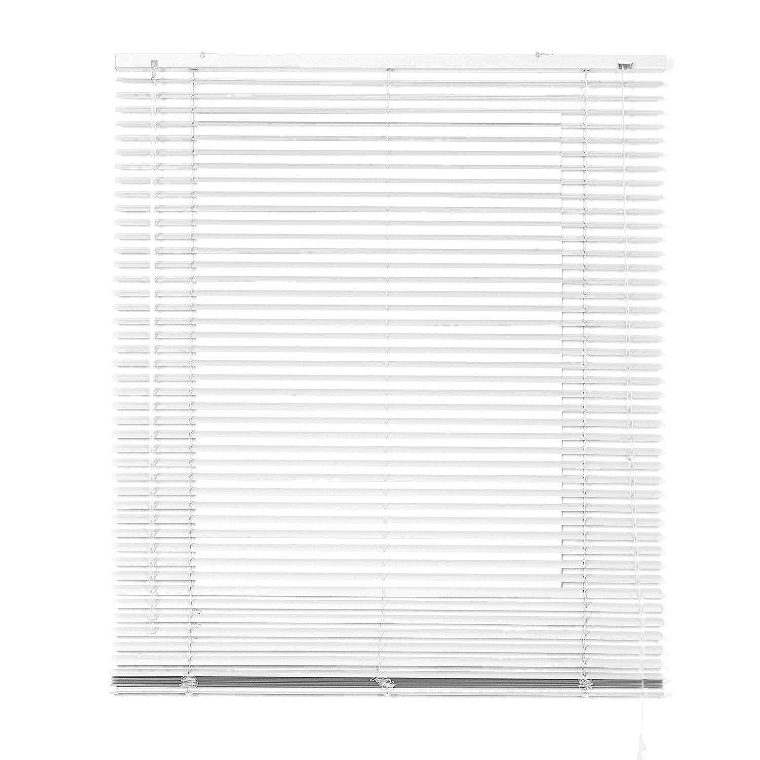 JALOUSIE venetianische mit weißer Zugschnu 165X250 - Weiß, Metall (165/250cm) - STORESDECO