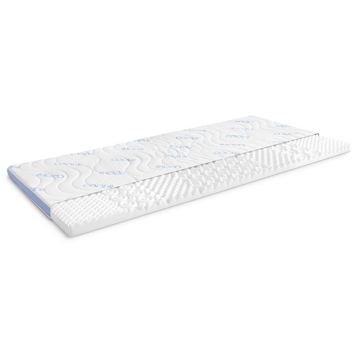TOPPER Cool 90x200 cm - Weiß, Textil (90/200cm) - CloudComfort