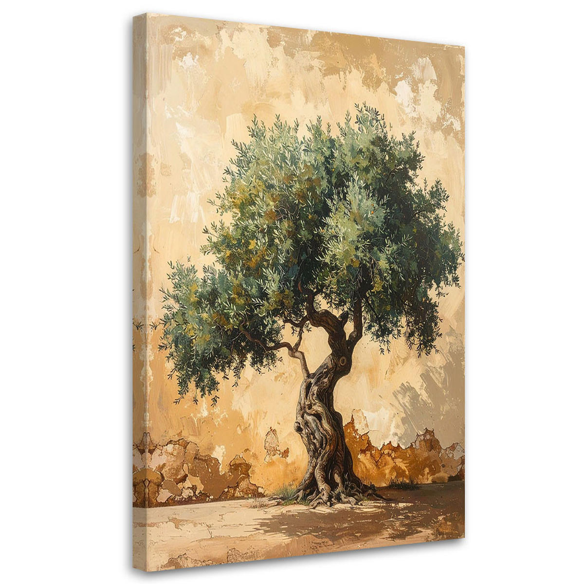 LEINWANDBILD Natur und Botanik 70x100cm - Beige, Textil (70/100cm) - Feeby