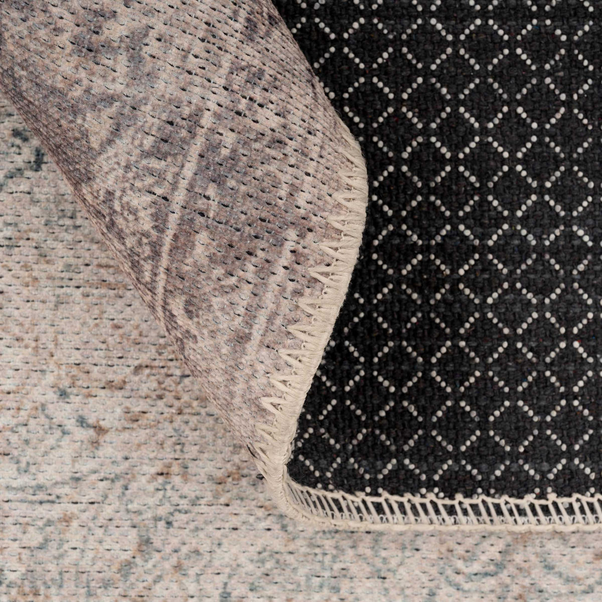FLACHWEBETEPPICH Fleur Beige - Beige, Textil (240/330cm) - Kukoon Rugs