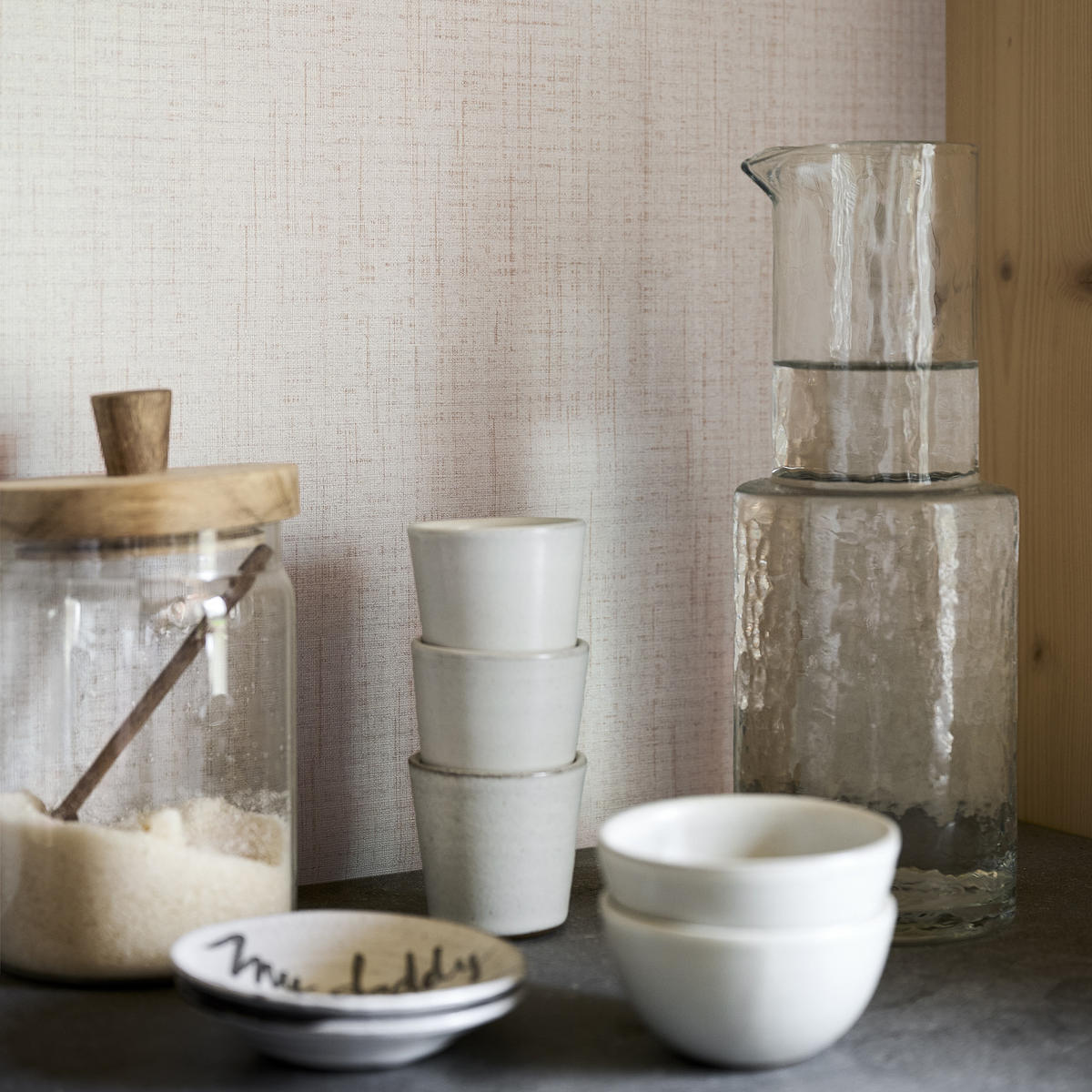 VLIESTAPETE Leinen - Creme, Papier/Kunststoff (53/1000cm) - Walldoctor