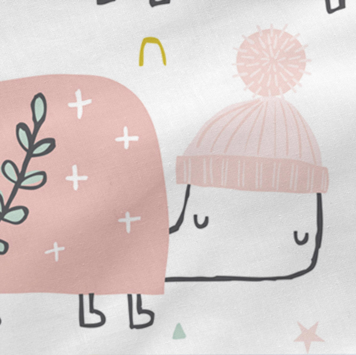NORDIC-SACK best buddies 105x200 cm ohne füllung mehrfarbig - Multicolor, Textil (105/200cm) - Happy Friday