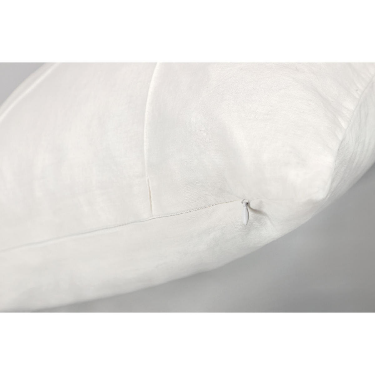 ZIERKISSENHÜLLE PLEAT - Weiß, Textil (45/45cm) - Schöner Wohnen