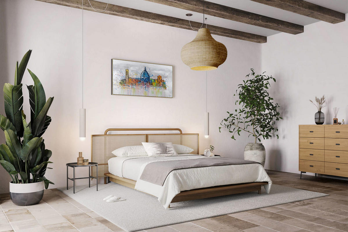 ACRYLBILD HANDGEMALT 120/60 cm - Multicolor/Grau, Holz/Textil (1.7/60cm) - KUNSTLOFT