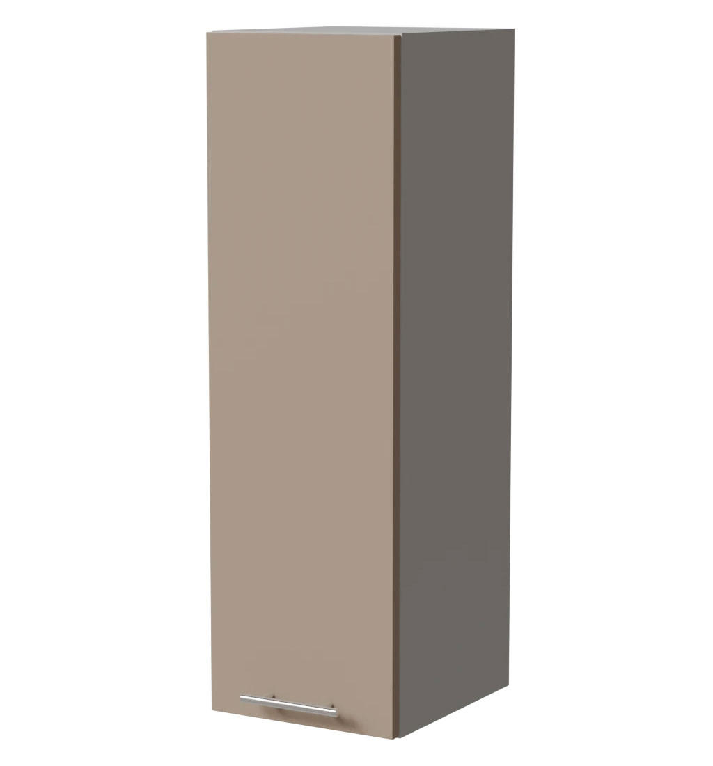 Feldmann-Wohnen Hängeschrank Graubraun, Grau 20x96x32.5 cm