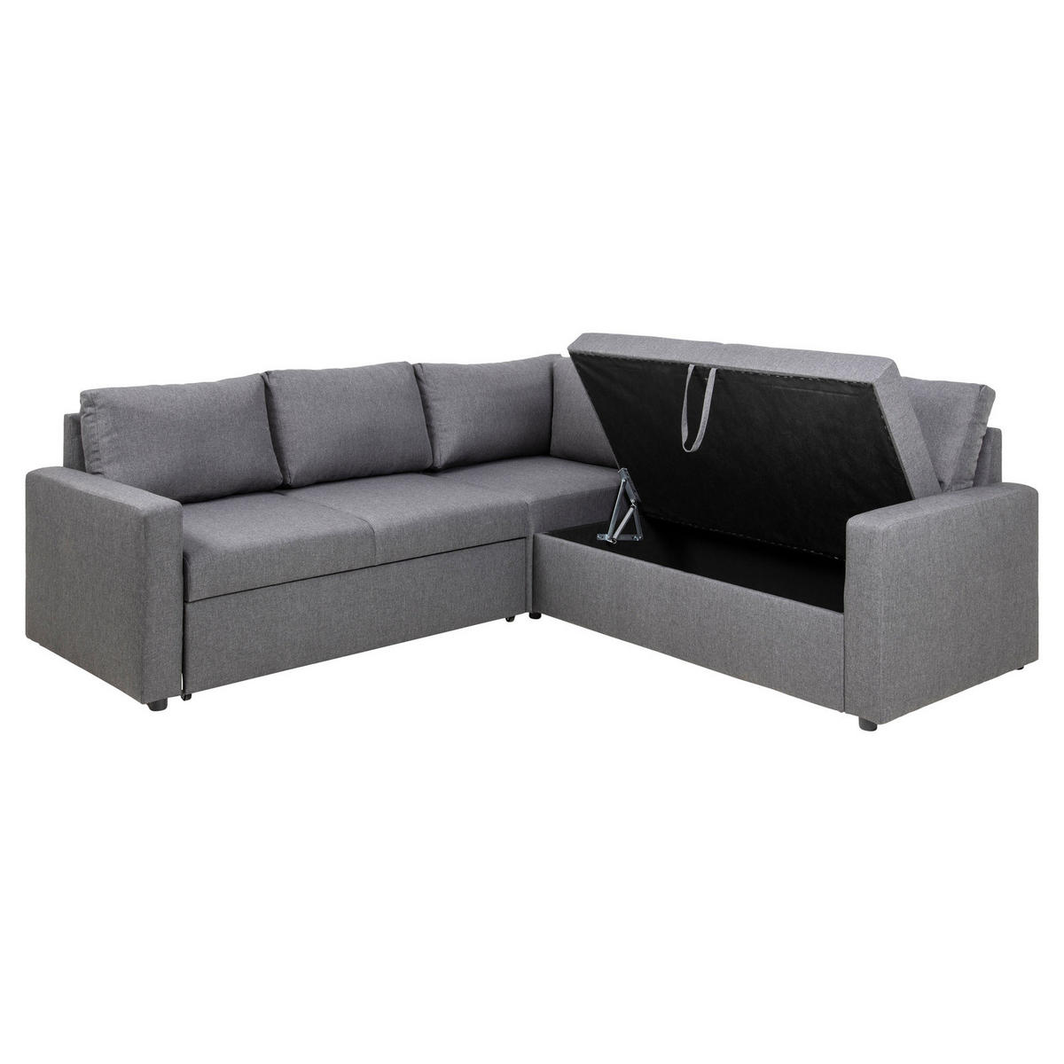 ECKSCHLAFSOFA, Sacramento, Braun, Kunstleder, reversibel, 228 x 85 x 85 cm - Braun, Leder/Kunststoff (228/85cm) - ebuy24