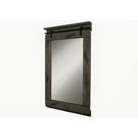 SPIEGEL Mango 60x8x100 grau lackiert RAILWAY #263 - Grau, Holz (60/100/8cm) - Massivmoebel24