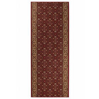 TEPPICHLÄUFER Anti-Rutsch Rot rutschfest Gummiunterlage 67/100 cm - Rot, Textil (67/100cm) - Tapiso