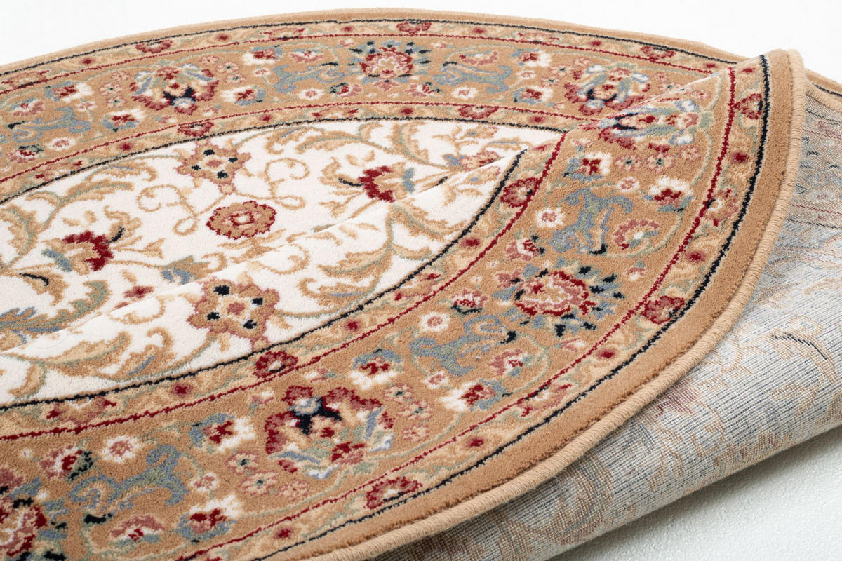 ORIENTTEPPICH Dolna 200x200 cm - Beige, Textil (200/200cm) - THEKO