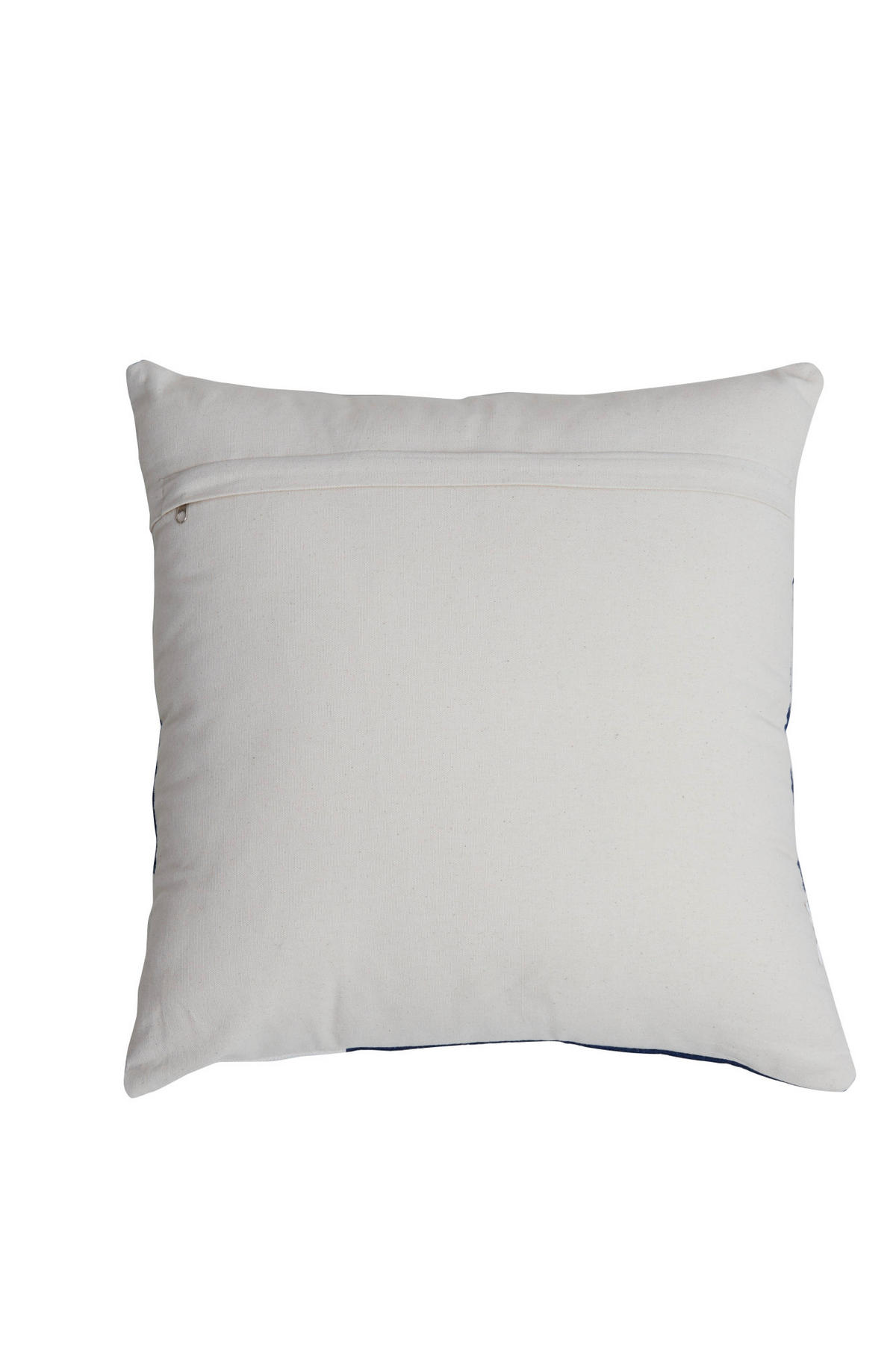 DEKOKISSEN Rejas Blau 45/45/10 cm - Blau, Textil (45/45cm) - Light & Living