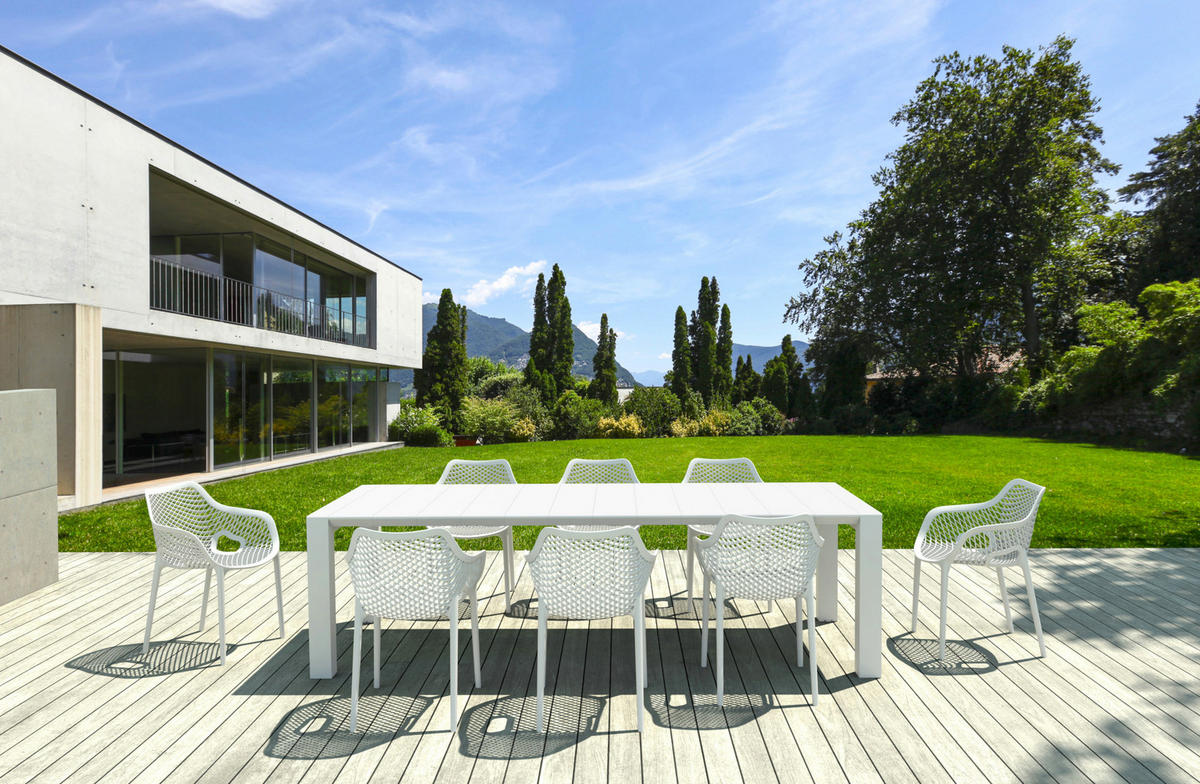STAPELSTUHL 2er Set Kunststoff weiß - Weiß, Kunststoff (57/81/60cm) - CLP