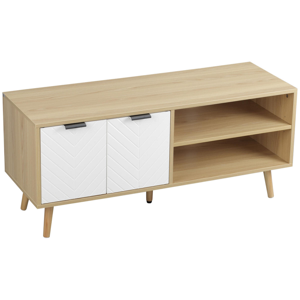 TV-MÖBEL Braun 1 Stück - Braun, Holzwerkstoff (110/48.8/39cm) - GiPP