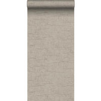 TAPETE Gewebeoptik 53 cm x 10 m - Braun, Papier (53/1000cm) - Sanders & Sanders