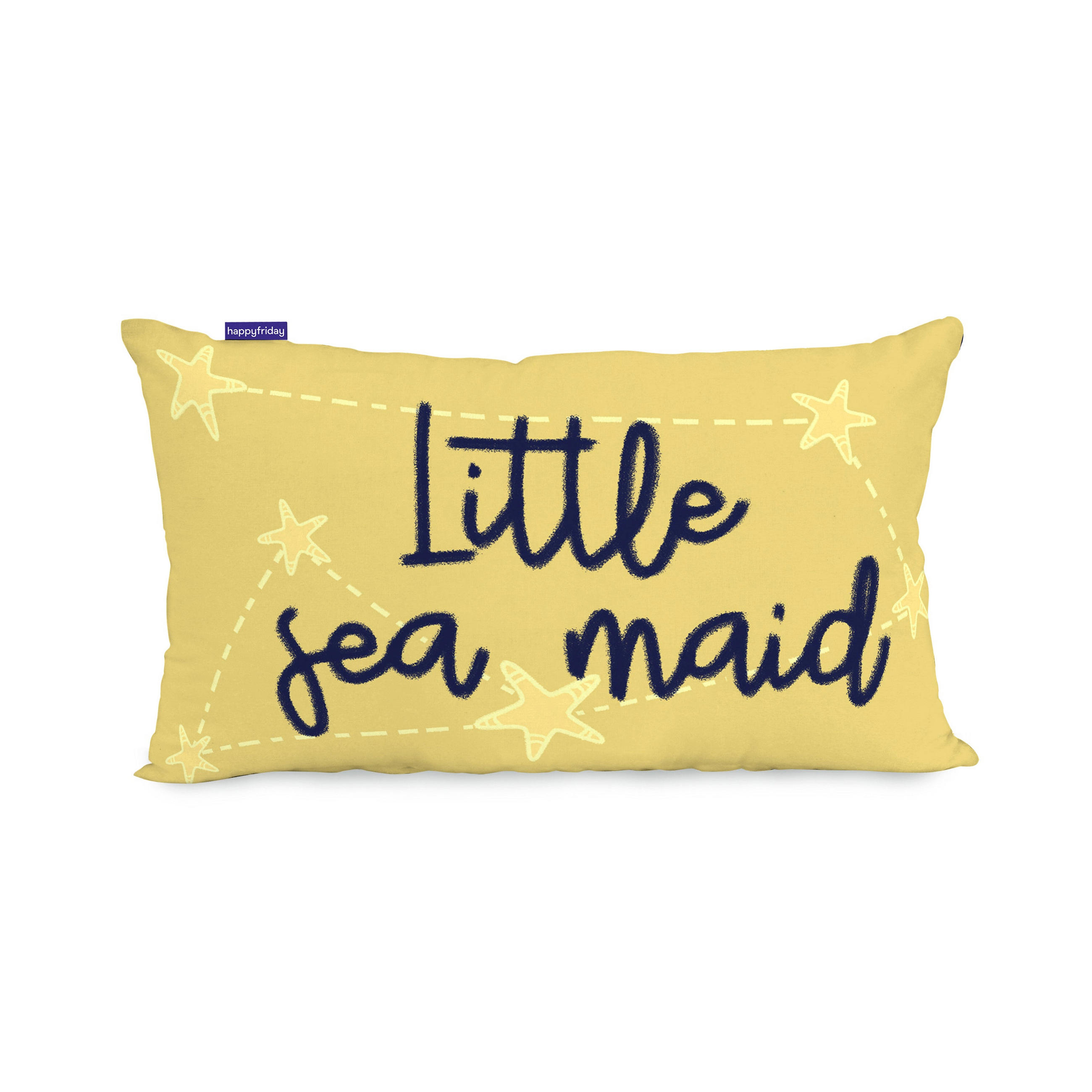 KISSENBEZUG happy mermaid 50x30 cm mehrfarbig - Multicolor, Textil (50/30cm) - Happy Friday