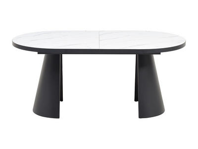 Vente-Unique Esstisch Schwarz, Weiß 240x76x100 cm
