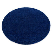 TEPPICH Soffi 120 cm - Blau, Textil (120/120cm) - rugsX