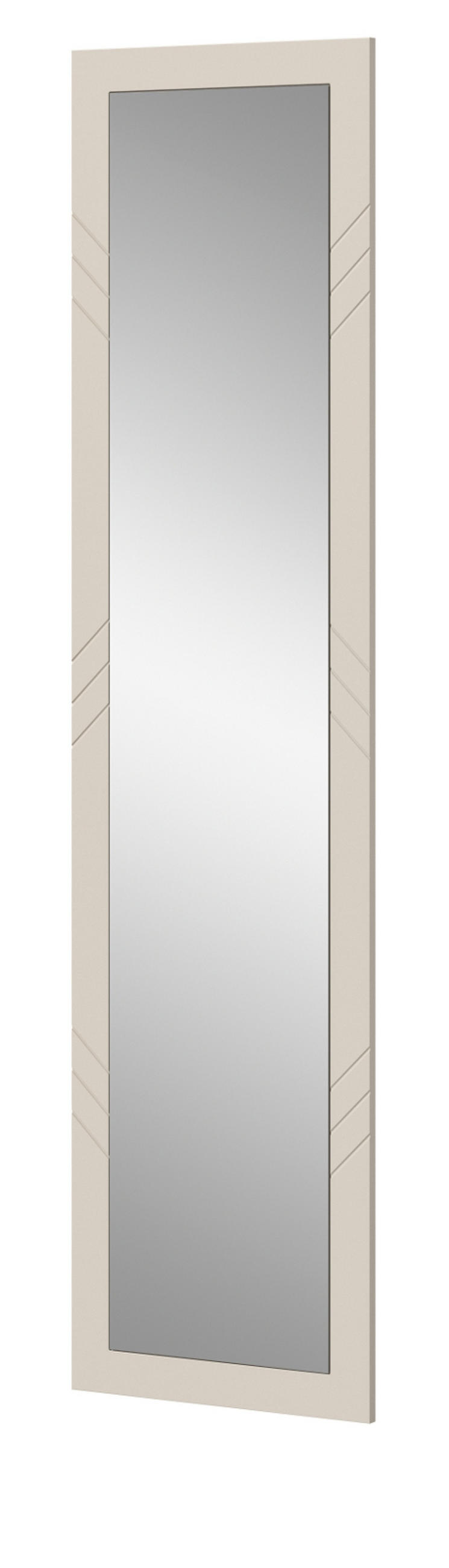 GARDEROBENSPIEGEL Sand matt 45 x 180 cm, Wandspiegel mit Rahmen - Sandfarben, Glas/Holzwerkstoff (45/180/2cm) - Inn.Furn