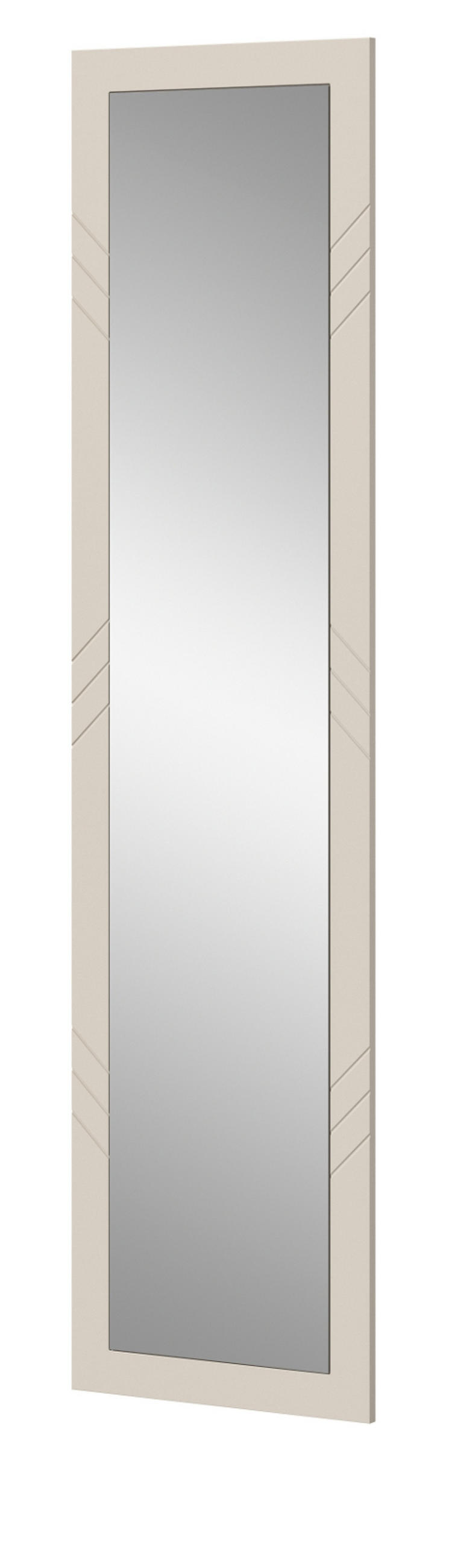 GARDEROBENSPIEGEL Sand matt 45 x 180 cm, Wandspiegel mit Rahmen - Sandfarben, Glas/Holzwerkstoff (45/180/2cm) - Inn.Furn