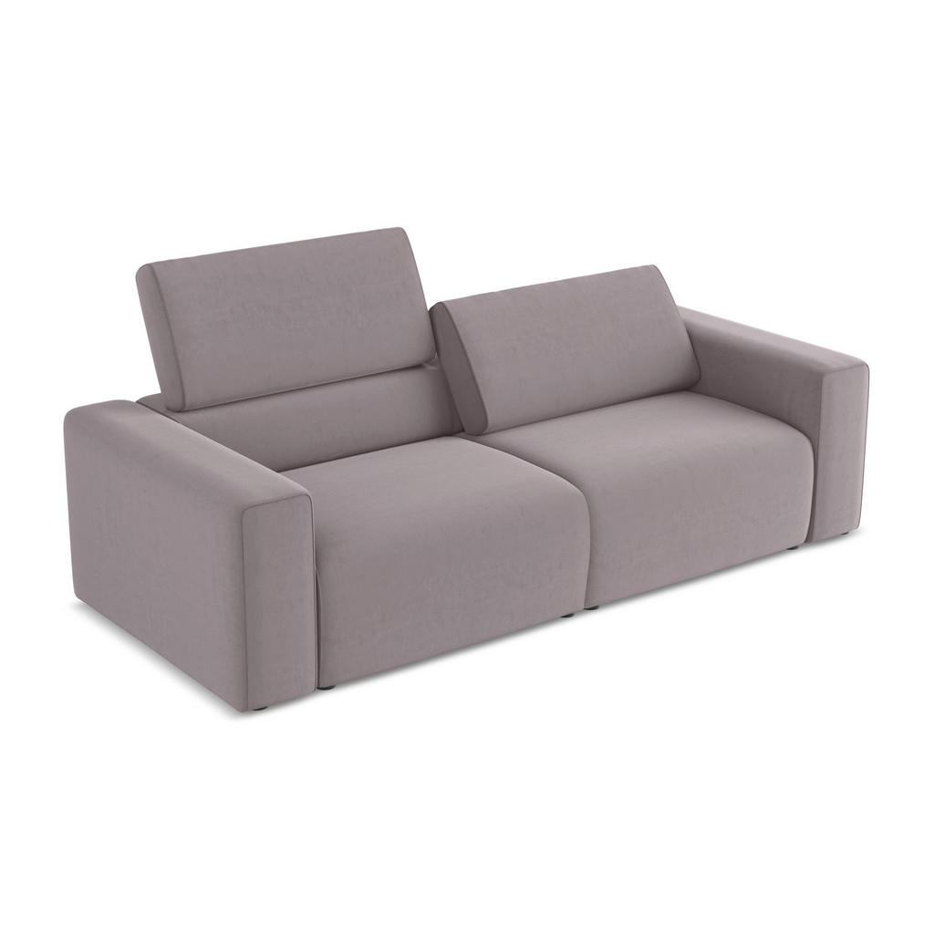 Thumbnail - Makamii 3-Sitzer, Flieder, Textil, Füllung: Schaumstoff, 224x80x103 cm, Made in EU, Wohnzimmer, Sofas & Couches, Sofas, ...
