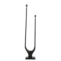 STEHLEUCHTE Gavi Schwarz 31/18/149 cm - Schwarz, Metall (31/18/149cm) - Light & Living