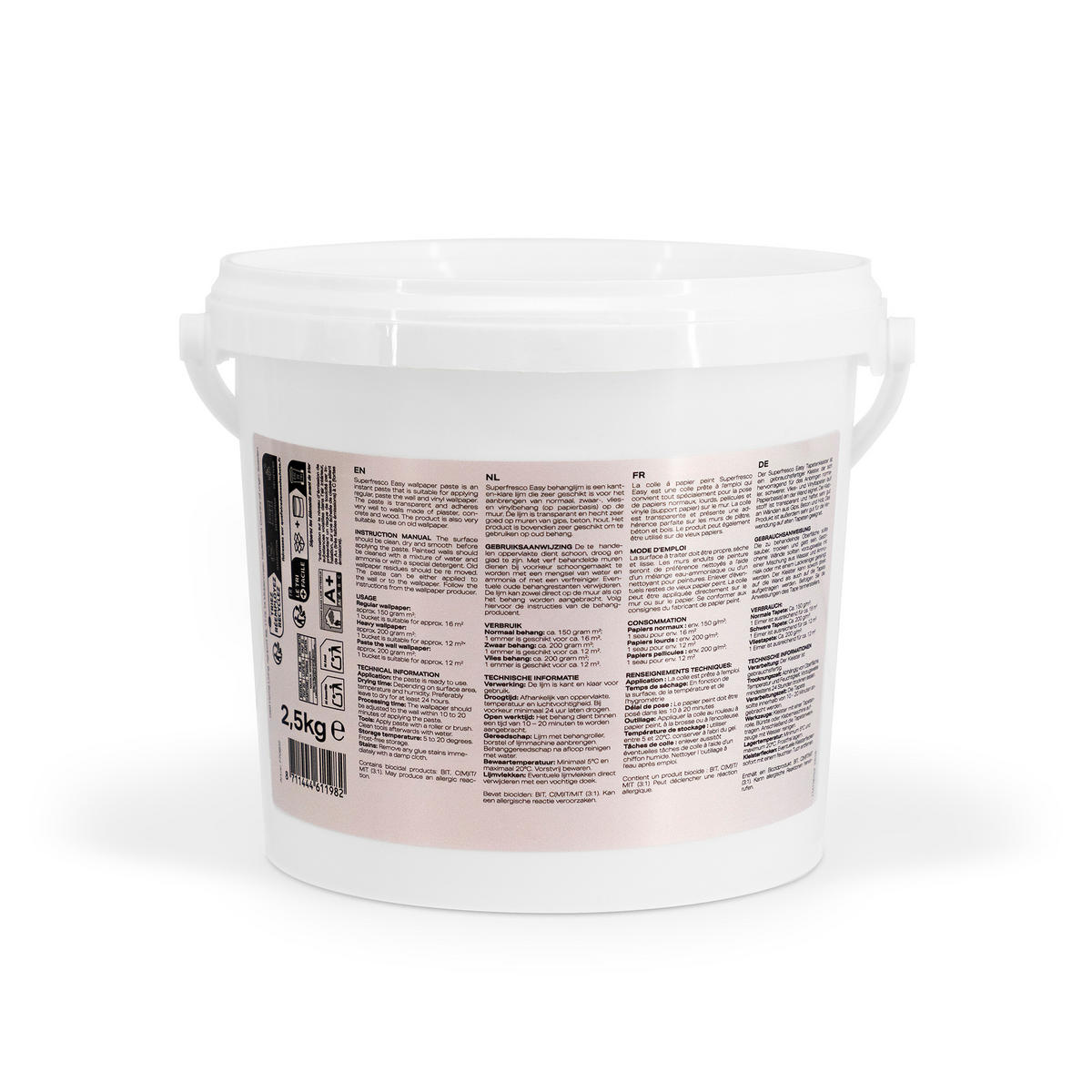 TAPETENKLEISTER Gebrauchsfertiger 2.5L - Transparent, Karton/Naturmaterialien - Superfresco Easy