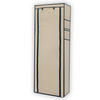 STOFFSCHRANK Faltschrank 170/58/28 cm - Beige, Textil (28/170/58cm) - Intirilife