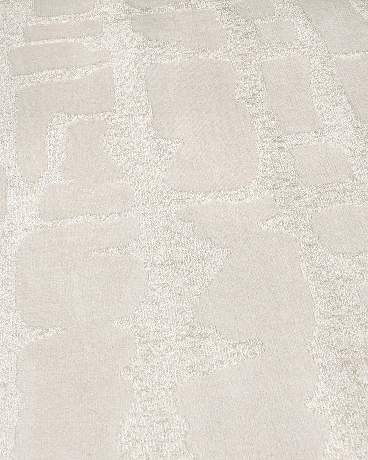 TEPPICH Mataro Selva Mazovia 160x230cm Creme Grau Abstrakt Kurzflor - Creme, Textil (160/230cm) - Mazovia