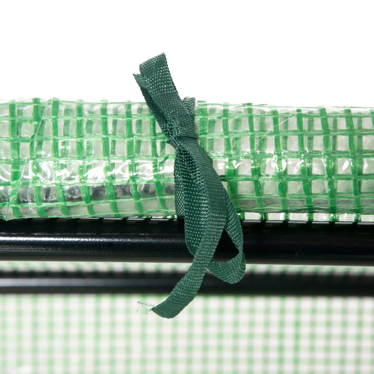 GEWÄCHSHAUS 120x60x60 cm Folie grün - Grün, Metall (120/60/60cm) - LEBENLANG